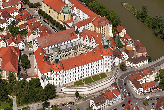 Bild: Schlossterrasse, Luftbild