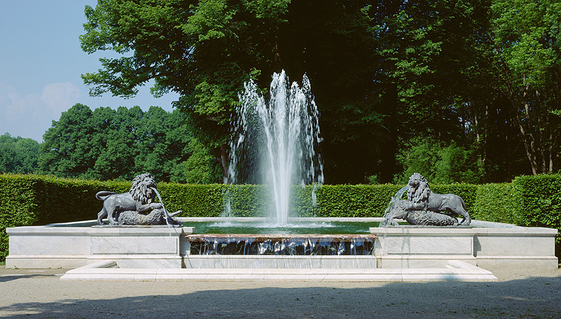 Northern marble fountain