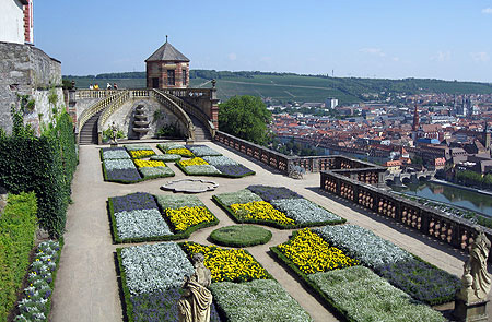 Bild: Fürstengarten auf der Festung Marienberg