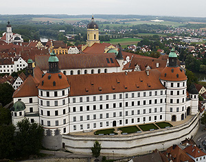 Bild: Schlossterrasse, Luftbild