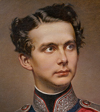 Bild: König Ludwig II. in Offiziersuniform