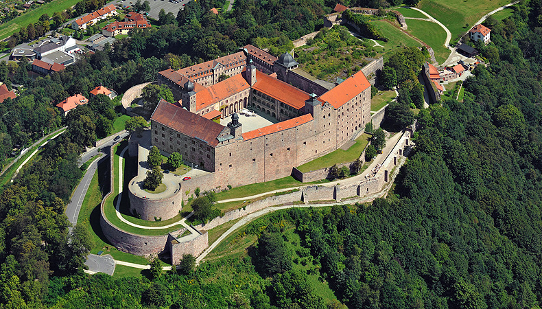 Picture: Aerial view of Plassenburg Castle