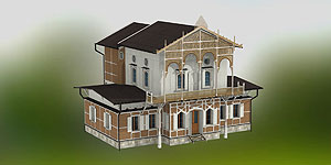 Link zur 3D-Visualisierung "Königshaus am Schachen"