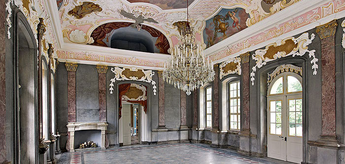 Bild: Marmorsaal im Alten Schloss Eremitage, Bayreuth