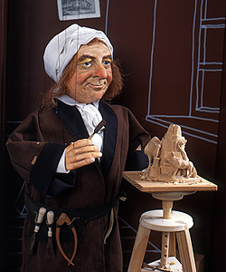 Marionette "Hofbildhauer Ferdinand Tietz"
