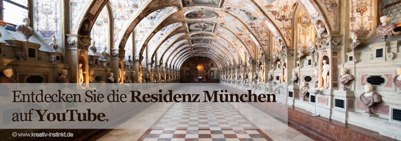 Videomaterial zur Residenz München